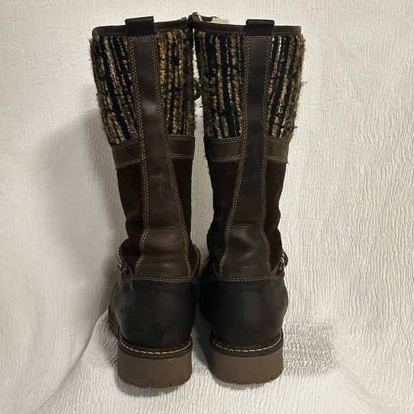 Bos & Co Holland Wool-Lined Waterproof Tall Boots Sz 40/9.5 Portugal ❄️🖤 - Picture 6 of 9